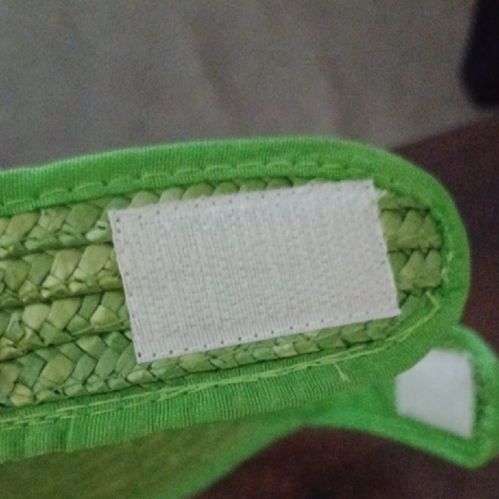 Green Woven Sun Visor Hat - Picture 6 of 6